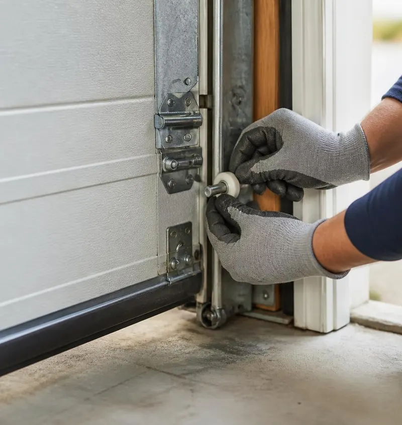 Off Track Door Repair in Palm Harbor